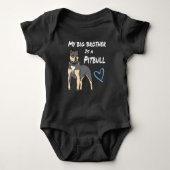 Pitbull Baby Clothes Romper (Voorkant)