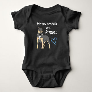 Pitbull Baby Clothes Romper