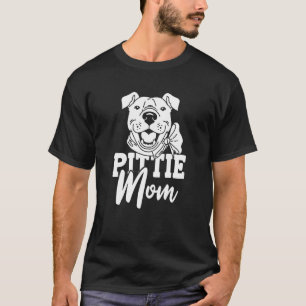 Pitbull Ban Moeder Hondenras Pittie Mam T-shirt