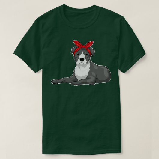 Pitbull Bandana T-shirt (Design voorkant)