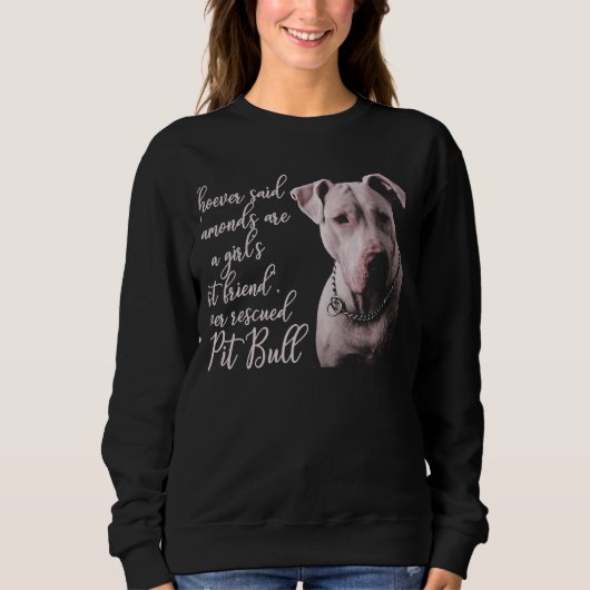 Pitbull Best Friend Dog Trui (Voorkant)