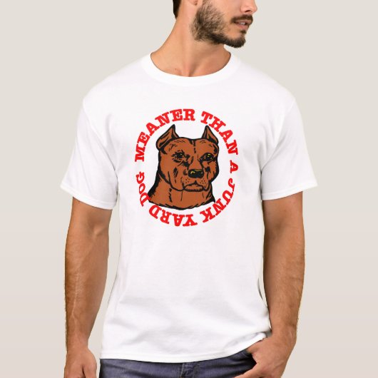 Pitbull Beter Junkyard Dog T-shirt (Voorkant)