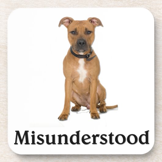 Pitbull Bier Onderzetter (Voorkant)