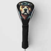  Pitbull Biker Golfheadcover (Voorkant)