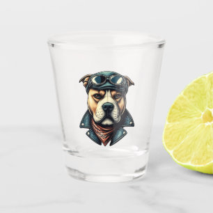 Pitbull Biker Shot Glas