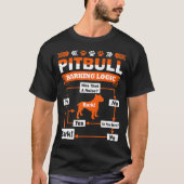 Pitbull-blaflogica T-shirt (Voorkant)