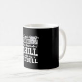 Pitbull Blijf Thuis En Ontspan Design Koffiemok (Voorkant rechts)
