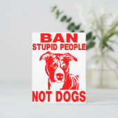 PITBULL BRIEFKAART (Staand voorkant)