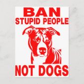 PITBULL BRIEFKAART (Voorkant)