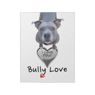 Pitbull Bully Love-laptop Notitieblok