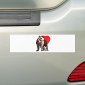 Pitbull Bumpersticker (Op auto)