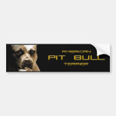 PITbull Bumpersticker (Voorkant)