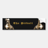 PITbull Bumpersticker (Voorkant)
