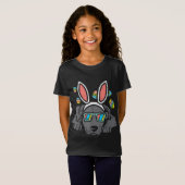 Pitbull Bunny Ears Easter Cute Dog Ow T-shirt (Voorkant volledig)