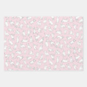 Pitbull Confetti - aqua mint, roze, paarse pastels Inpakpapier Vel (Voorkant 3)