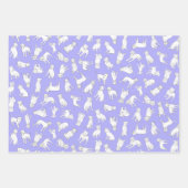 Pitbull Confetti - aqua mint, roze, paarse pastels Inpakpapier Vel (Voorkant)