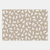 Pitbull Confetti - sage, tint, perzikwand Inpakpapier Vel (Voorkant 3)