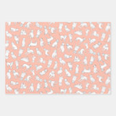 Pitbull Confetti - sage, tint, perzikwand Inpakpapier Vel (Voorkant 2)