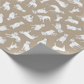 Pitbull Confetti tan-tauprolletje Cadeaupapier (Hoek)