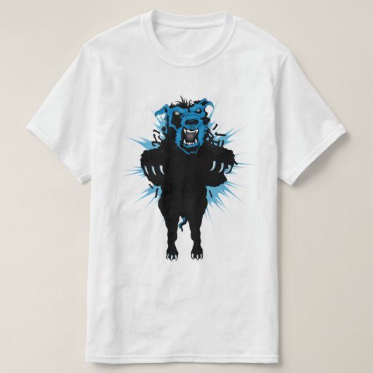 Pitbull Crazy  T-shirt (Design voorkant)