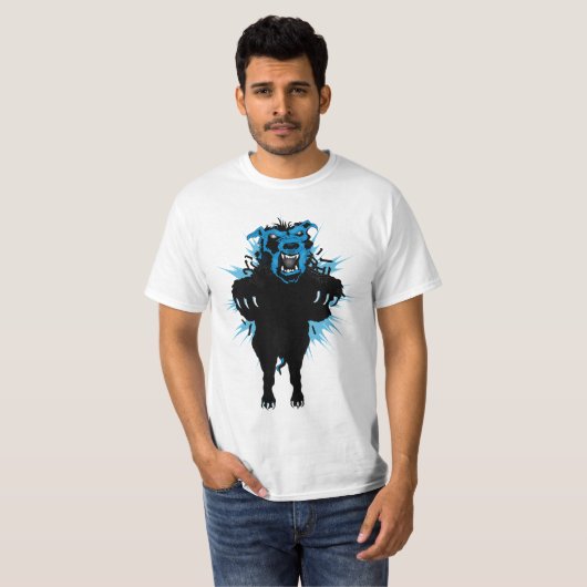 Pitbull Crazy T-shirt (Voorkant volledig)