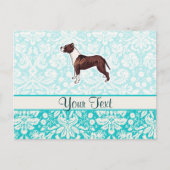 Pitbull; Cute Briefkaart (Voorkant)