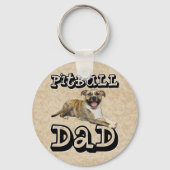 PitBull DAD - Groter Sleutelhanger (Voorkant)