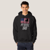 Pitbull Dad Hoodie (Voorkant volledig)