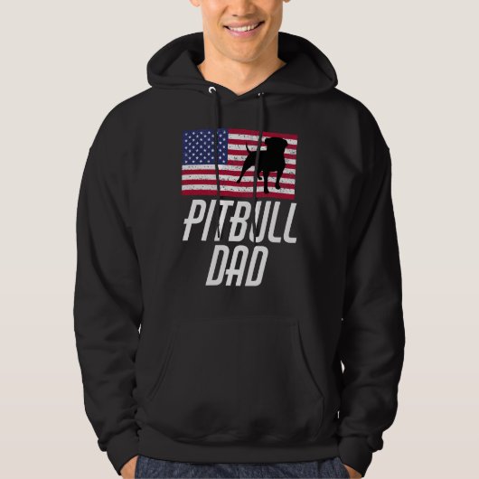 Pitbull Dad Hoodie (Voorkant)