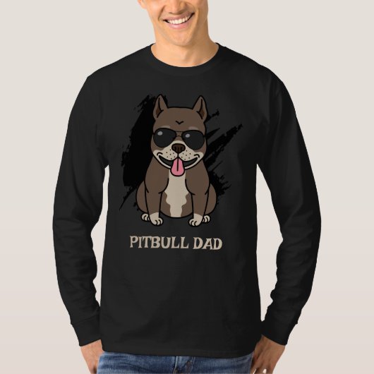 Pitbull Dad T-shirt (Voorkant)