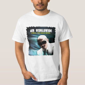 pitbull de heer worldwide concert t-shirt