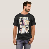 Pitbull de heer Worldwide  T-shirt (Voorkant volledig)