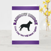 PITBULL DE KAART VAN DE SYMPATHIE VAN DE BRUG VAN (Gele Bloem)