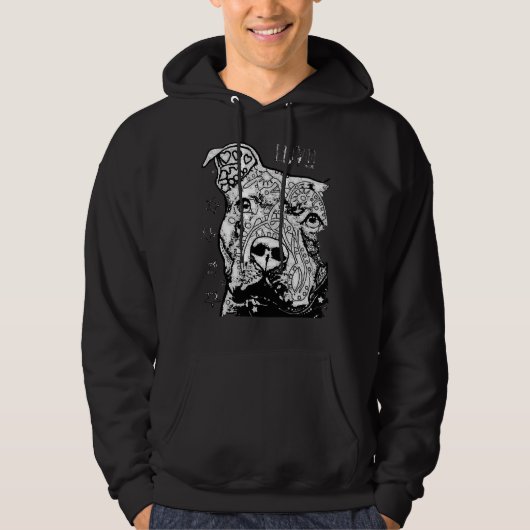 Pitbull Decreet Pit Bulls S Hoodie (Voorkant)