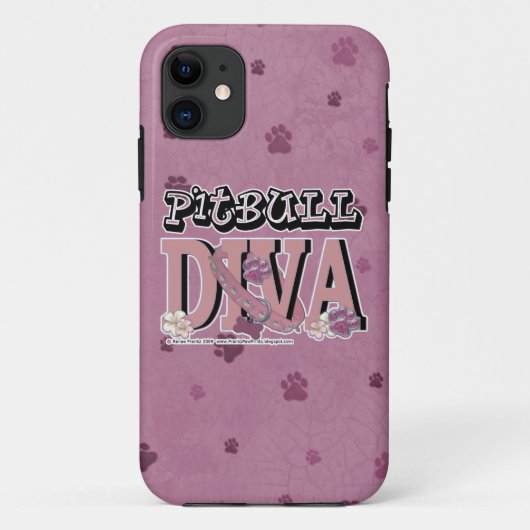 Pitbull DIVA Case-Mate iPhone Case (Achterkant)