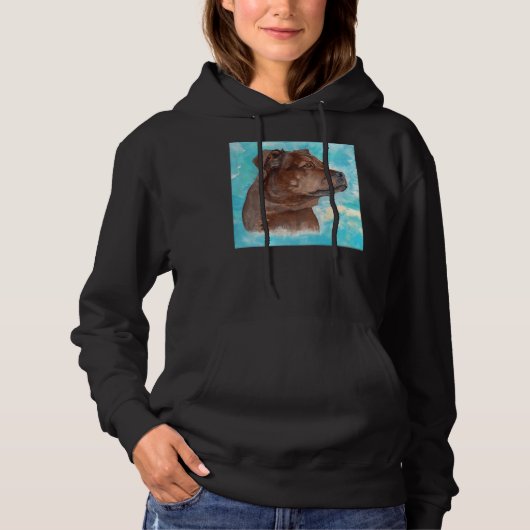 Pitbull Dog 1 Hoodie (Voorkant)
