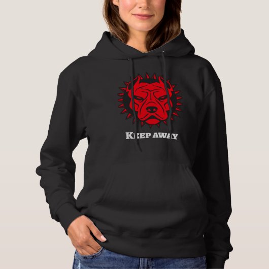 Pitbull Dog 39 Hoodie (Voorkant)