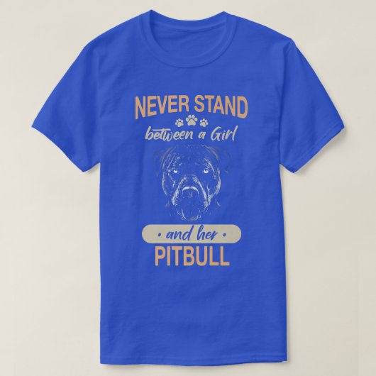 Pitbull Dog American Pit Bull T-shirt (Design voorkant)