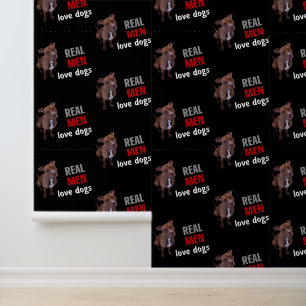 Pitbull Dog Behang
