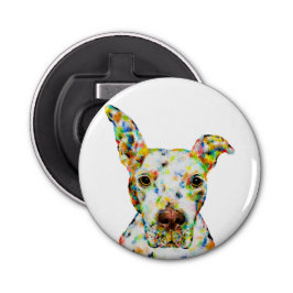 PItbull Dog Bottle Open Button Flesopener