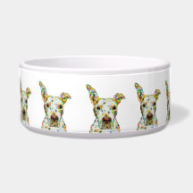 Pitbull Dog Bowl