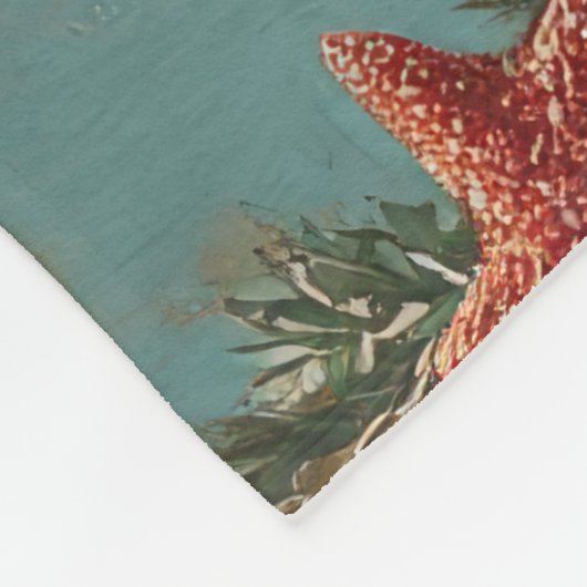 Pitbull Dog Christmas  Beach Fleece Deken (Hoek)