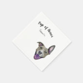 Pitbull Dog Cocktail Napkins Servet (Hoek)