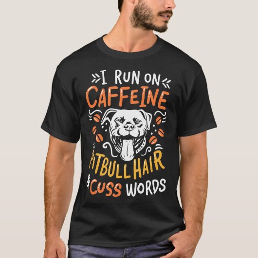 Pitbull Dog Coffee - Nieuw T-shirt (Voorkant)