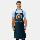 Pitbull Dog Dad Navy Blue Schort (Gedragen)