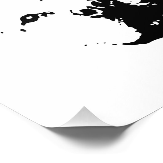 Pitbull Dog Foto Afdruk (Hoek)