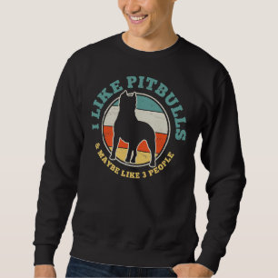 Pitbull Dog Funny Classic Trui