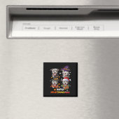 Pitbull Dog Hallothanksmas Halloween Thanksgiving Magneet (Insitu (Vaatwasser))