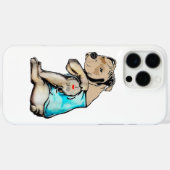 Pitbull Dog I Love Dad Tattoo Funny Family Case-Mate iPhone Case (Achterkant (horizontaal))