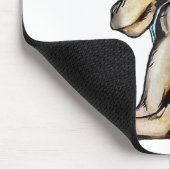 Pitbull Dog I Love Dad Tattoo Funny Family Muismat (Hoek)